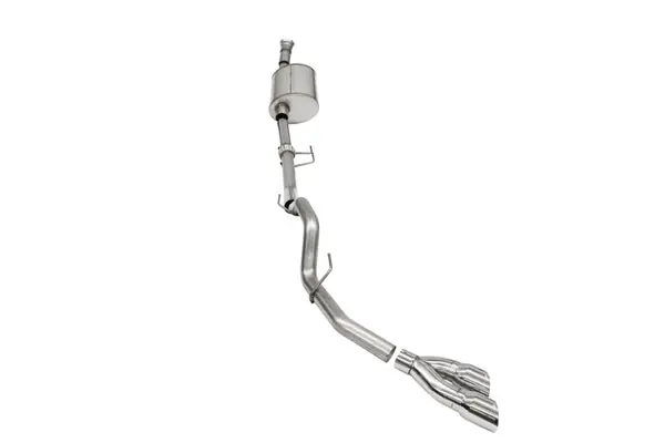 Crafted Corsa 2021-2025 Ford F-150 SuperCab/6.5in Bed 3.5L V6 Sport Cat-Back Single Side Exit-Polished