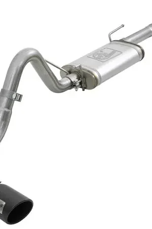 Weekend Sale aFe MACH Force-Xp 2-1/2in 304 SS Cat-Back Exhaust w/Black Tips 2016+ Toyota Tacoma L4-2.7L / V6-3.5L