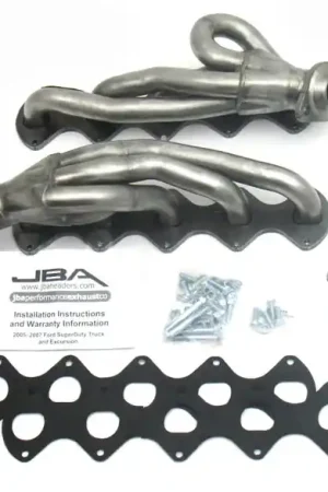 JBA 05-10 Ford F-Series 6.8L 3V V10 1-1/2in Primary Raw 409SS Cat4Ward Header Discount