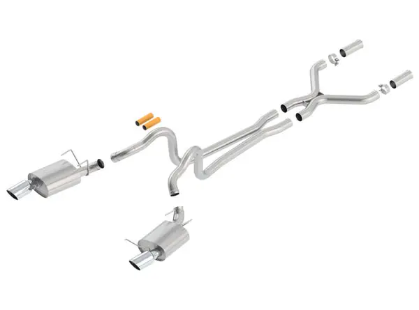 Borla 13-14 Mustang GT/Boss 302 5.0L V8 RWD Single Split Rear Exit ATAK Catback Exhaust Certified