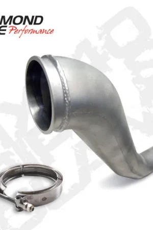 Shop Now Diamond Eye KIT 4in Downpipe HX40 TURBO-DIRECT FLANGE W/ V-Band CLAMP AL DODGE 94-02
