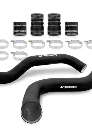 Mishimoto 99-03 Ford 7.3L Powerstroke PSD Intercooler Pipe/Boot Kit - Wrinkle Black Sale