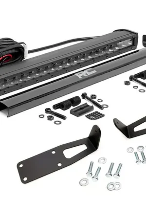 Dodge Hidden Bumper Kit w/ 20-Inch LED Light Bar Black Series 03-18 Ram 2500/3500 Rough Country Bargain