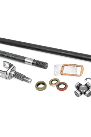 4340 Chromoly Replacement Front Axle Kit w/Grizzly Locker-Dana 30, 30 Spline TJ/YJ/XJ/ZJ Rough Country Flash Sale
