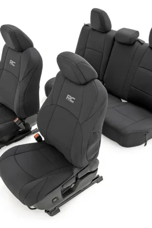 Seat Covers | FR & RR | Double Cab | Toyota Tacoma 2WD/4WD (2024-2026) Price Drop