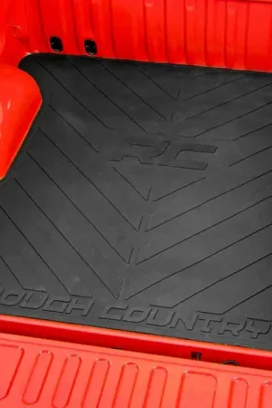 GM Bed Mat w/RC Logos 19-21 Silverado/Sierra 1500 6ft 6 Inch Bed Rough Country Same Day Shipping