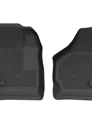 Husky Liners 99-07 Ford F-250 Super Duty Crew Cab X-act Contour Front Floor Liners (Black) Modern