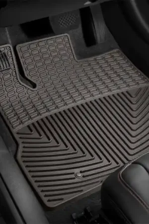 WeatherTech 2017+ Ford F-250/F-350/F-450/F-550 Front Rubber Mats - Cocoa Price Cut