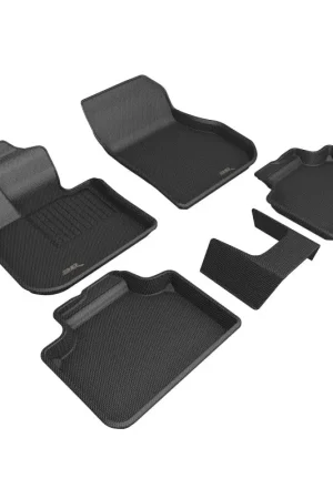 Wholesale 3D MAXpider 2024+ Mini Countryman (non-SE) Kagu 1st and 2nd Row Floormats - Black