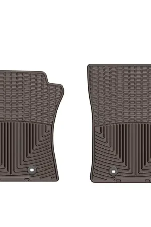 Cheap WeatherTech 2013-2014 Toyota 4Runner Front Rubber Mats - Cocoa