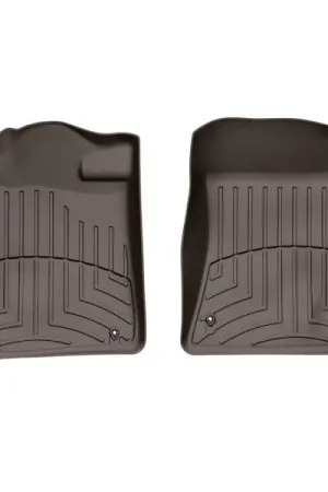 Crafted WeatherTech 08-15 Lexus LX570 Front FloorLiners - Cocoa