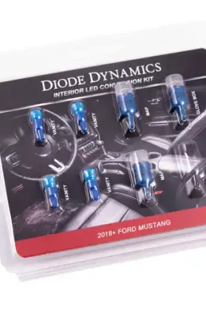 Sale Diode Dynamics 18-19 Mustang Stage 2 Mustang Interior LED Light Kit - Blue