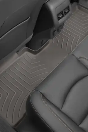 Order Now WeatherTech 2019+ Chevrolet Silverado 1500 CC w/1st Row Bucket & Rear Storg. Rear FloorLiner - Cocoa