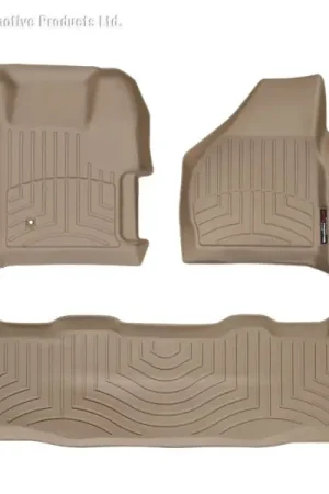 WT FloorLiner - Rear - Tan Genuine