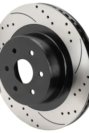 Wilwood 6x5.5 SRP Drilled Performance Rear Rotor & Hat R/H - Black Genuine