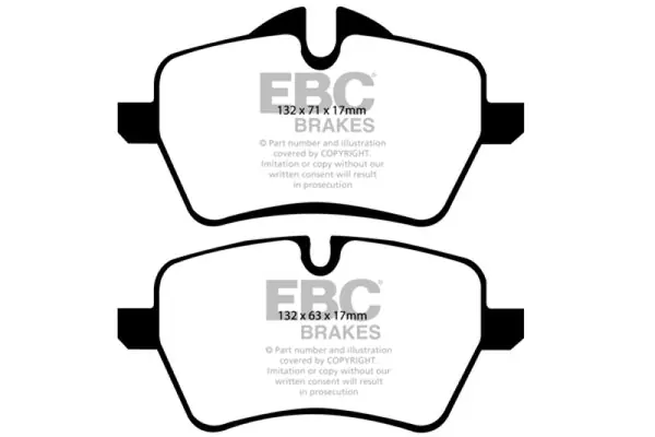 EBC 2007-2014 Mini Cooper S Hardtop (R56) 1.6L Turbo Bluestuff Front Brake Pads Today Only