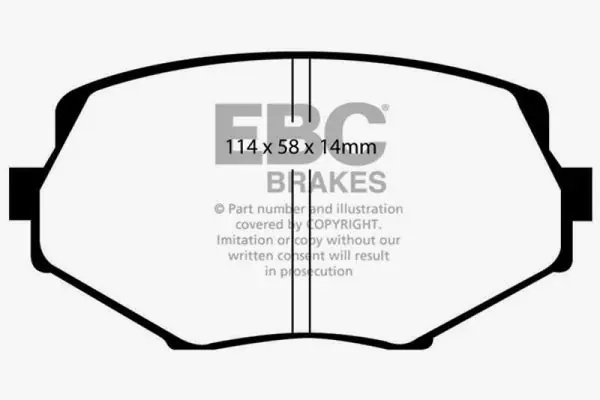 EBC 94-01 Mazda Miata MX5 1.8 Redstuff Front Brake Pads Buy Direct