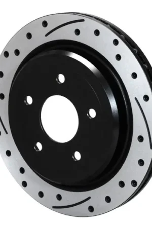 Wilwood Rotor-Rear-SRP-C5/C6 Vette-LH-BLK 12.00 x 1.03 - 5 x 4.75in Limited Edition