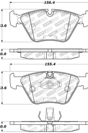 Bargain StopTech Performance 04-09 BMW X3 (E38) / 06-09 Z4 3.0Si (E86) / 00-07 330 Series Front Brake Pads