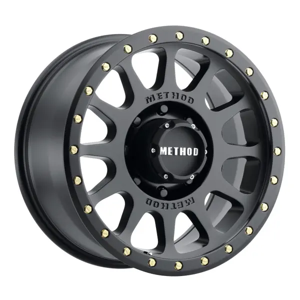 Method MR305 NV 20x10 -18mm Offset 8x170 130.81mm CB Matte Black Wheel Modern