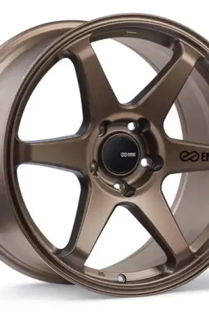 Enkei T6R 18x8.5 38mm Offset 5x114.3 Bolt Pattern 72.6 Bore Matte Bronze Wheel Don’t Miss Out