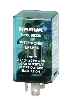 Narva 68238BL 12 Volt 3 Pin Electronic Flasher Same Day Shipping