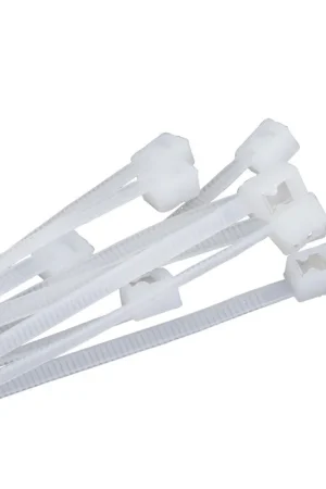 Kincrome 100 Pack White Self-Cut Cable Ties 355 x 4mm - K15811 Price Drop