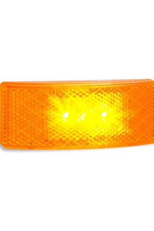LED Autolamps EU38AMHD LED Amber Side Marker Lamp with Inbuilt Reflector and 3M Double Sided Tape Mount Top Pick
