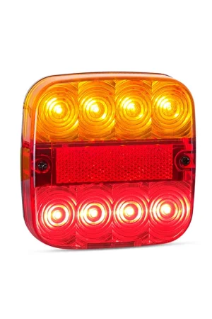 LED Autolamps 99ARM Square Rear Combination LED Lamps with Inbuilt Reflector Special Offer