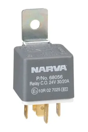 Narva 68056BL 24V 30A\\/20A Change-Over 5 Pin Relay with Diode Instant Buy