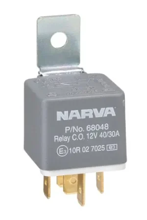 Last Chance Narva 68048BL 12V 40A\\/30A Change-Over 5 Pin Relay with Diode