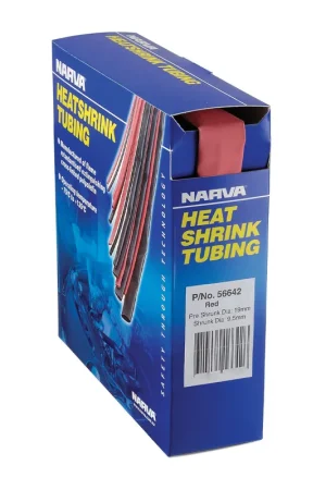 Final Sale Narva 19mm Red Heatshrink (1.2M) - 56642