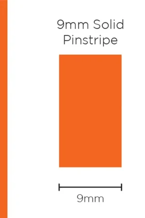 SAAS 11318 Pinstripe 9mm Solid - Orange In Demand