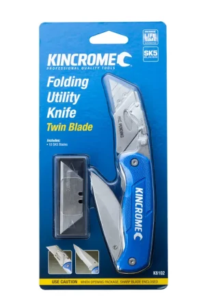 Get Yours Kincrome Twin Blade Folding Utility Knife - K6102