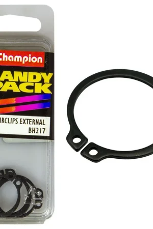 Champion Pack of 3 3\\/4 Steel External Shaft Circlips - BH217\\ Final Sale