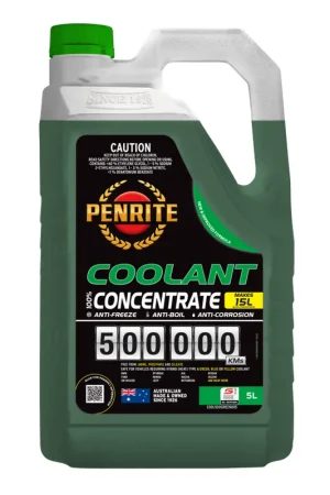 High Quality Penrite Coolant 500,000km Green 5L - COOL500GREEN005 (Pickup Only)