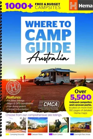 Hema Maps Hema Where To Camp Guide 9781925625936 Buy Online