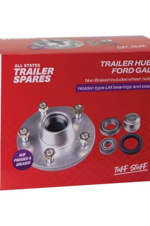 Final Sale ASTSS Ford Type Non-Braked Lazy Hub (5x114.3) to Suit LM Bearings (Zinc) - R1907FG