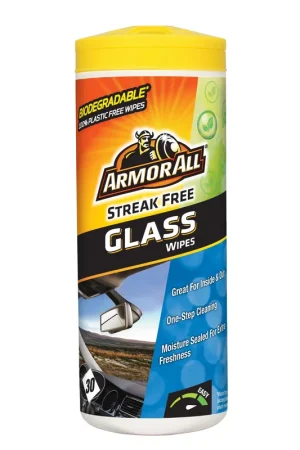 Flash Sale Armor All Glass Wipes Biodegradable 30 Pack - AWGCC-30-1ANZ