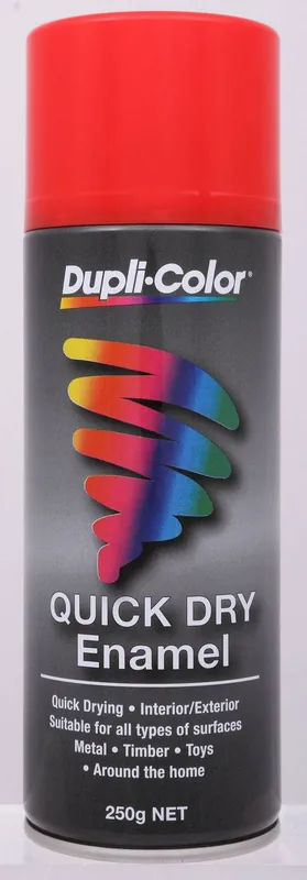 Low Price Dupli-Color Quick Dry Enamel Paint - Bright Red, 250g - CQDE4 (Pickup Only)