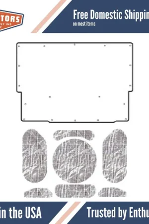 Save Now Hood Insulation Pad Heat Shield for 65 Chevrolet A-Body Under Hood Cover Smooth