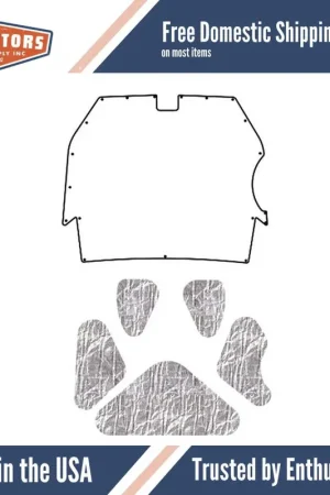 Direct From Manufacturer Trunk Lid Insulation Pad Cover for 1958 Chevrolet Rear Under Smooth, w/CUTC2