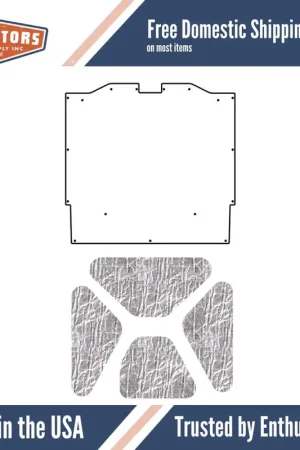 Money Back Guarantee Hood Insulation Pad Heat Shield for 64-65 Oldsmobile A-Body Under Cover Smooth