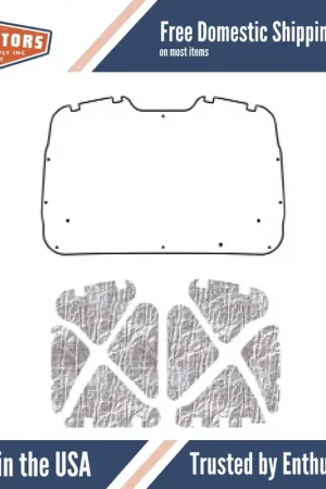 Markdown Hood Insulation Pad Heat Shield for 1999-2006 GMC Truck AcoustiHood Kit
