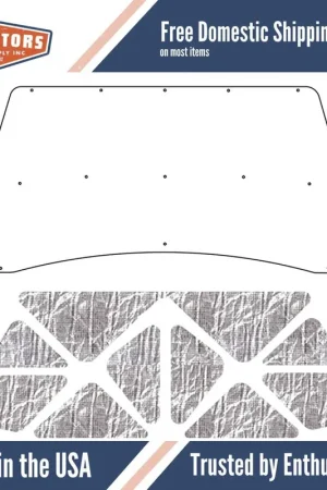 Place Order Rear Cab Insulation Kit for 1994-2001 Dodge Truck Extended Cab