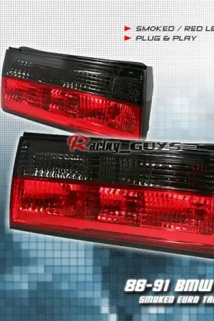 EURO RED TAIL LIGHTS Smoked Final Sale