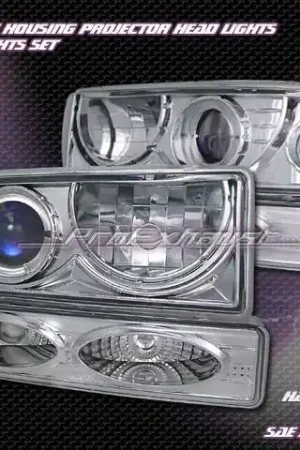 Cheap Chrome Halo Headlights