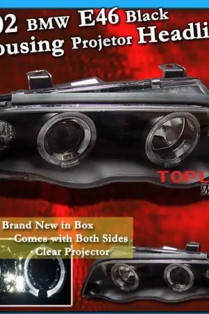 Get Yours BK Halo Projector Headlights - White