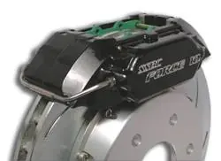 Hassle-Free Returns SSBC 2 Inch Drop Spindle Conversion Kit with Force 10 Extreme Calipers - Front - A117-5