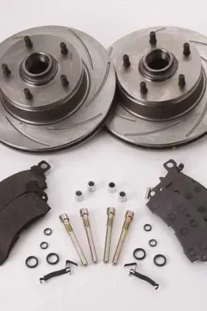 Crafted SSBC Turbo Slotted Rotors & Pads - Front - A2350002